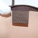 GUCCI GG Supreme Web Sherry Line Tote Bag PVC Beige Gold Red Auth 135289M-28