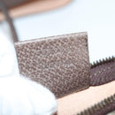 GUCCI GG Supreme Web Sherry Line Tote Bag PVC Beige Gold Red Auth 135289M-11