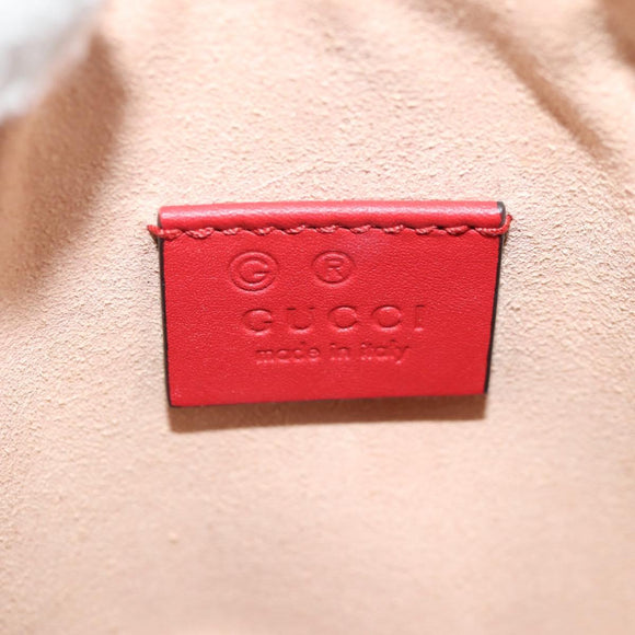 GUCCI GG Blooms Hand Bag PVC 2way Red Navy 546312 Auth 135290M