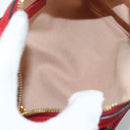 GUCCI GG Blooms Hand Bag PVC 2way Red Navy 546312 Auth 135290M-19