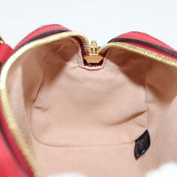 GUCCI GG Blooms Hand Bag PVC 2way Red Navy 546312 Auth 135290M