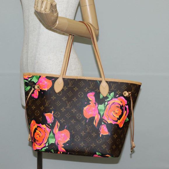 LOUIS VUITTON Monogram Rose Neverfull MM Tote Bag M48613 LV Auth 135291V