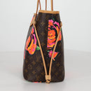 LOUIS VUITTON Monogram Rose Neverfull MM Tote Bag M48613 LV Auth 135291V-3