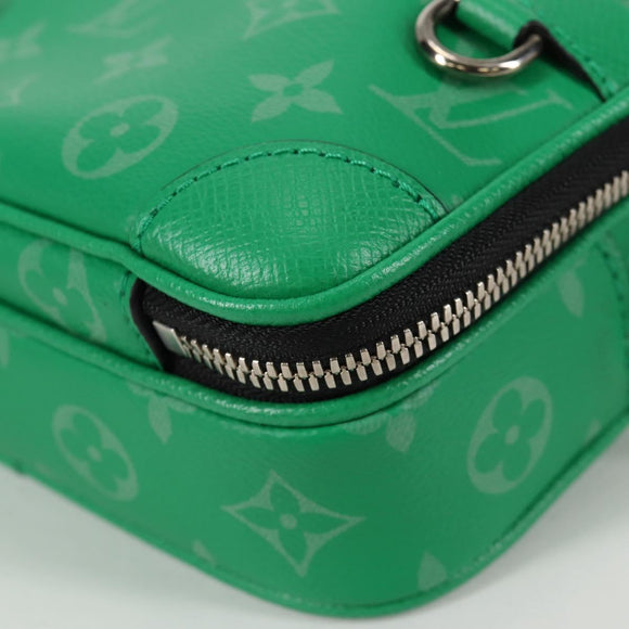 LOUIS VUITTON Taiga Lama Alpha Wearable Wallet NV Bag M30997 LV Auth 135292M