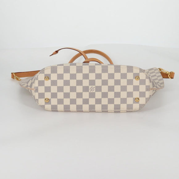 LOUIS VUITTON Damier Azur Giroratta handtas N41579 LV Auth 135293M