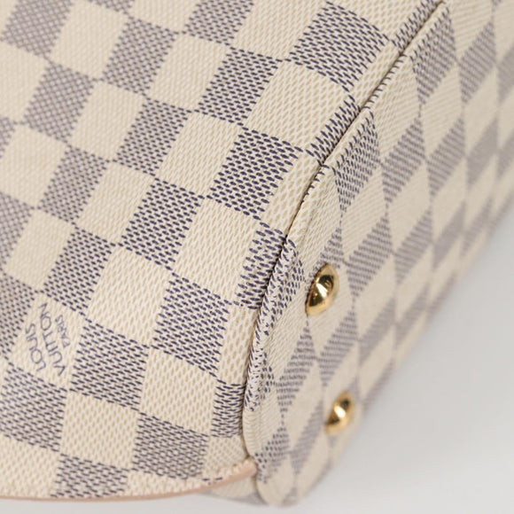 LOUIS VUITTON Damier Azur Giroratta handtas N41579 LV Auth 135293M