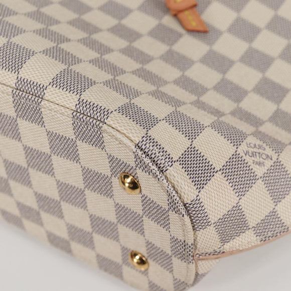 LOUIS VUITTON Damier Azur Giroratta handtas N41579 LV Auth 135293M