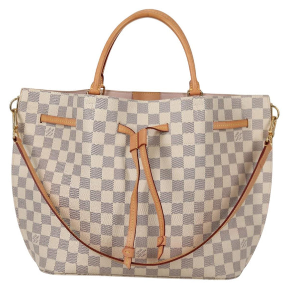 LOUIS VUITTON Damier Azur Giroratta handtas N41579 LV Auth 135293M