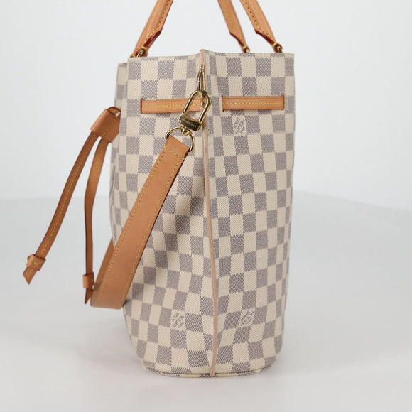 LOUIS VUITTON Damier Azur Giroratta handtas N41579 LV Auth 135293M