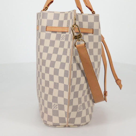 LOUIS VUITTON Damier Azur Giroratta handtas N41579 LV Auth 135293M