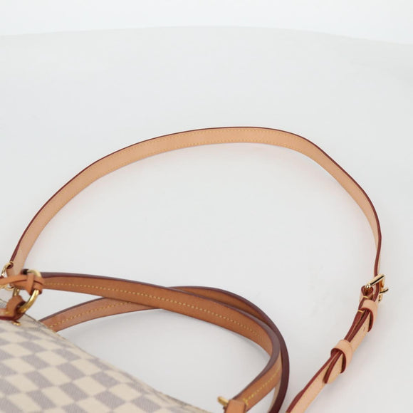 LOUIS VUITTON Damier Azur Lymington Tote Bag 2way N40022 LV Auth 135294M