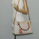 LOUIS VUITTON Damier Azur Lymington Tote Bag 2way N40022 LV Auth 135294M-28