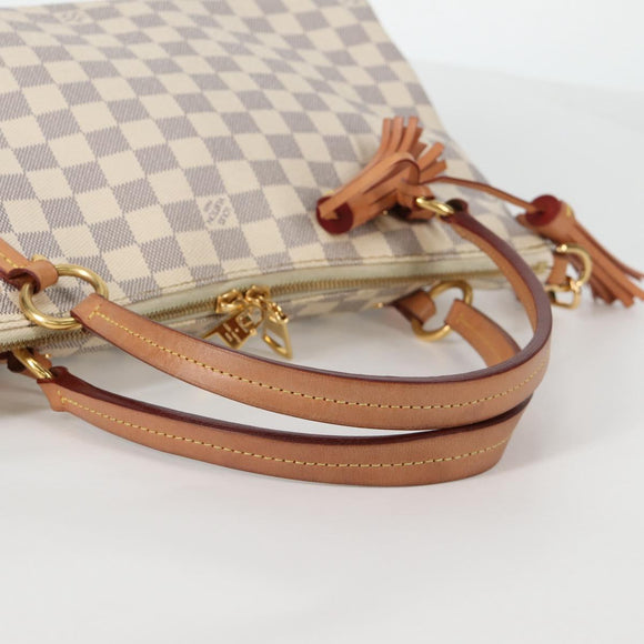 LOUIS VUITTON Damier Azur Lymington Tote Bag 2way N40022 LV Auth 135294M