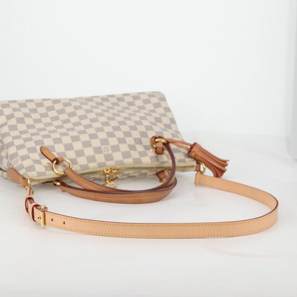 LOUIS VUITTON Damier Azur Lymington Tote Bag 2way N40022 LV Auth 135294M