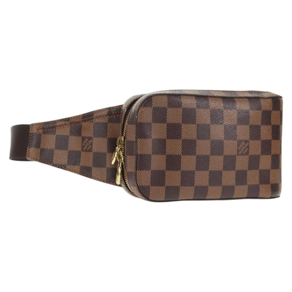 LOUIS VUITTON Damier Ebene Geronimos Shoulder Bag N51994 LV Auth 135296V