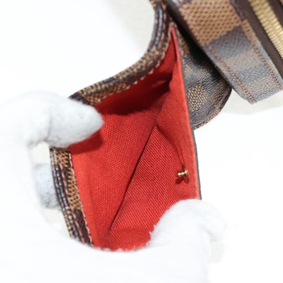 LOUIS VUITTON Damier Ebene Geronimos Shoulder Bag N51994 LV Auth 135296V