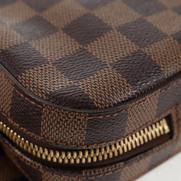 LOUIS VUITTON Damier Ebene Geronimos Shoulder Bag N51994 LV Auth 135296V