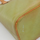 LOUIS VUITTON Monogram Vernis Houston Hand Bag Baby Blue M91005 LV Auth 135303-16