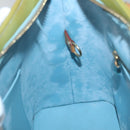 LOUIS VUITTON Monogram Vernis Houston Hand Bag Baby Blue M91005 LV Auth 135303-20