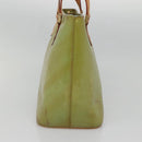 LOUIS VUITTON Monogram Vernis Houston Hand Bag Baby Blue M91005 LV Auth 135303-4