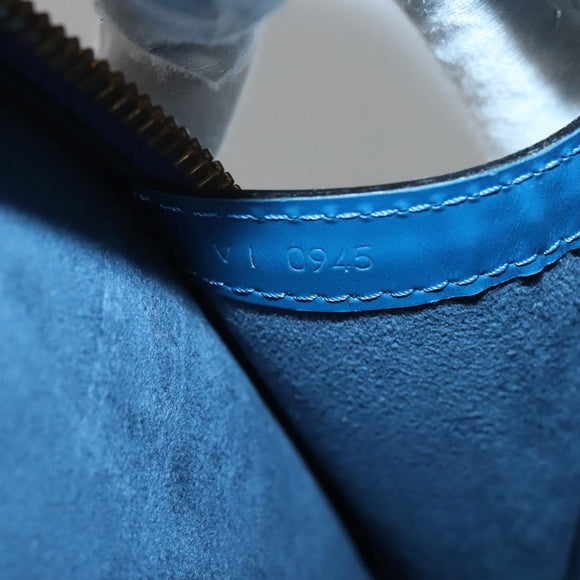 LOUIS VUITTON Epi Lussac Shoulder Bag Blue M52285 LV Auth 135304