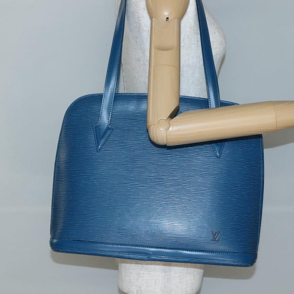 LOUIS VUITTON Epi Lussac Shoulder Bag Blue M52285 LV Auth 135304
