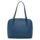 LOUIS VUITTON Epi Lussac Shoulder Bag Blue M52285 LV Auth 135304-2
