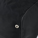 PRADA Boston Bag Nylon Black Silver Auth 135305-14