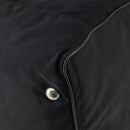 PRADA Boston Bag Nylon Black Silver Auth 135305-16