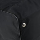 PRADA Boston Bag Nylon Black Silver Auth 135305-17