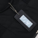 PRADA Boston Bag Nylon Black Silver Auth 135305-19