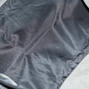 PRADA Boston Bag Nylon Black Silver Auth 135305-10