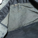 PRADA Boston Bag Nylon Black Silver Auth 135305-11