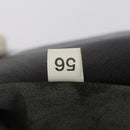 PRADA Boston Bag Nylon Black Silver Auth 135305-12