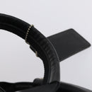 PRADA Boston Bag Nylon Black Silver Auth 135305-8