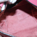 Miu Miu Hand Bag Leather 2way Pink Gold Auth 135306-11