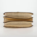 Miu Miu Hand Bag Leather 2way Gold Auth 135307-6