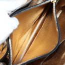 Miu Miu Hand Bag Leather 2way Gold Auth 135307-33