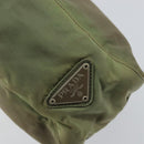 PRADA Tote Bag Nylon Khaki Auth 135309-14