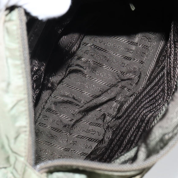 PRADA Tote Bag Nylon Khaki Auth 135309