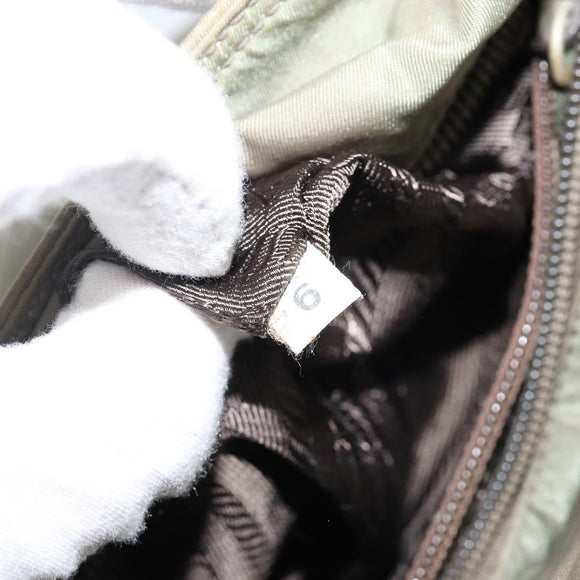 PRADA Tote Bag Nylon Khaki Auth 135309