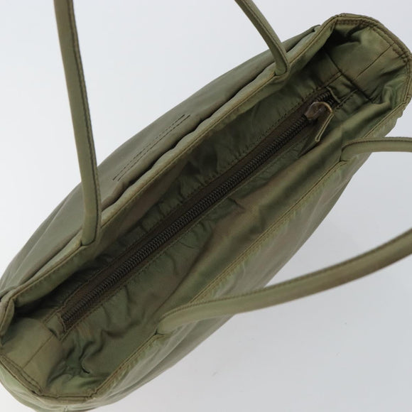 PRADA Tote Bag Nylon Khaki Auth 135309