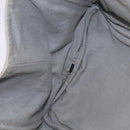 PRADA Canapa GM Hand Bag Canvas Gray Gold Auth 135318-20