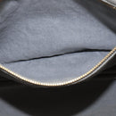 PRADA Canapa GM Hand Bag Canvas Gray Gold Auth 135318-11