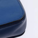 Miu Miu Hand Bag Leather 2way Blue Gold Auth 135323-17