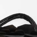 Miu Miu Hand Bag Leather Black Silver Auth 135325-8