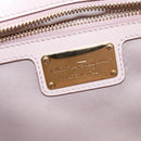 Salvatore Ferragamo Chain Shoulder Bag Leather Pink Gold Auth 135336-18