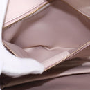 Salvatore Ferragamo Chain Shoulder Bag Leather Pink Gold Auth 135336-21