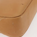 Salvatore Ferragamo Gancini Shoulder Bag Leather Brown Silver Auth 135337-8