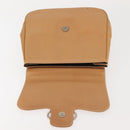 Salvatore Ferragamo Gancini Shoulder Bag Leather Brown Silver Auth 135337-19